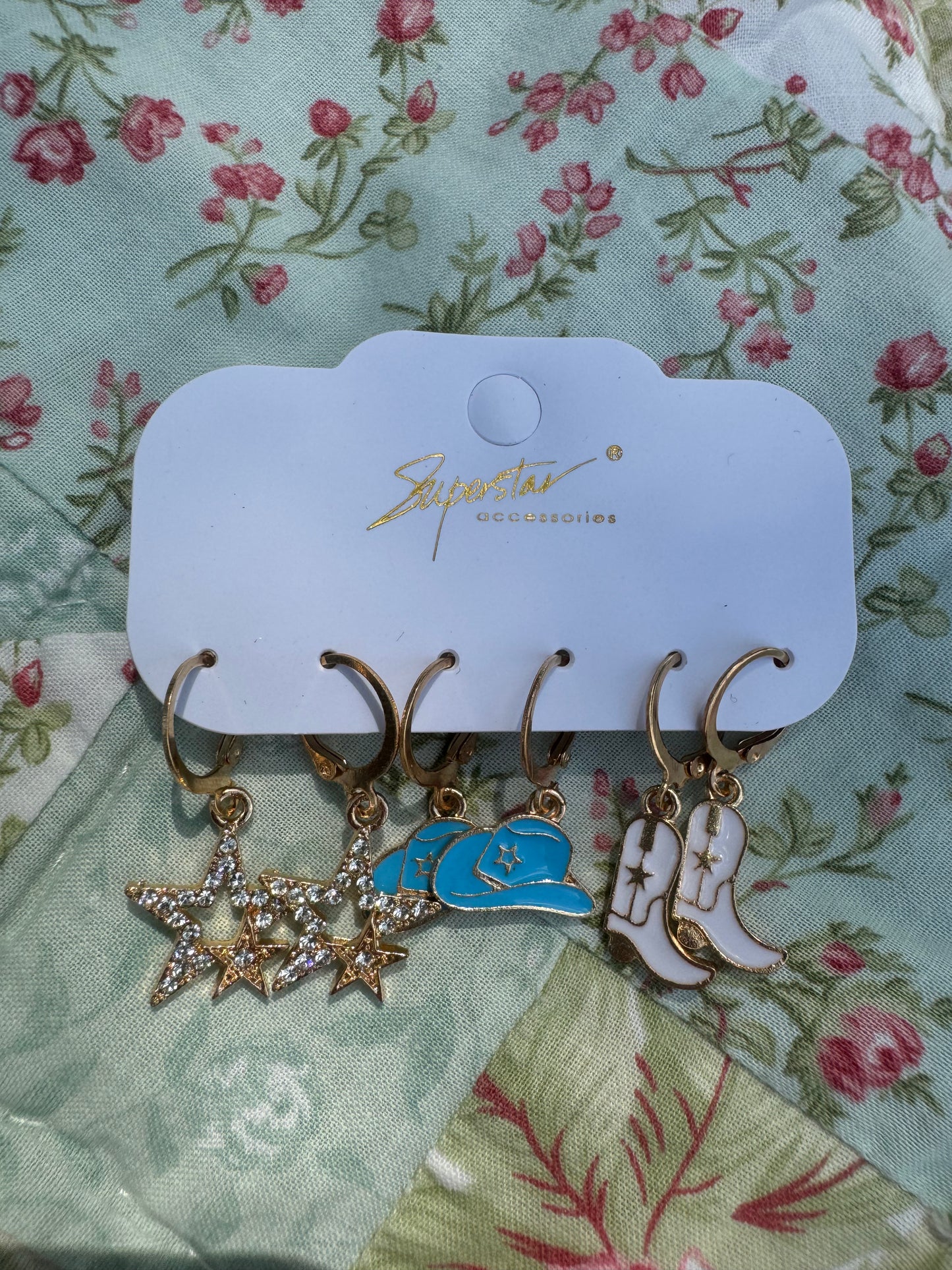 First Rodeo Earring Set